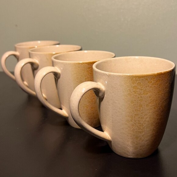 Set of 4 SANGO Nouveau Sands 4745 Stoneware Mugs ~ Warm Earth Tones - Picture 4 of 10